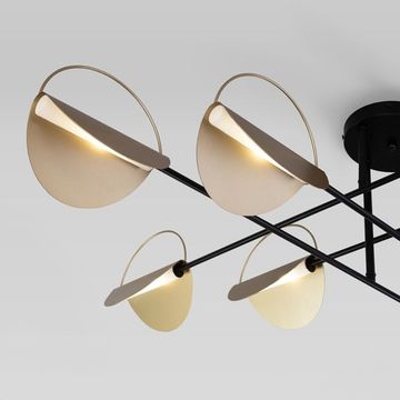 Потолочный светильник 70148/8 черный/золото Grazia Eurosvet