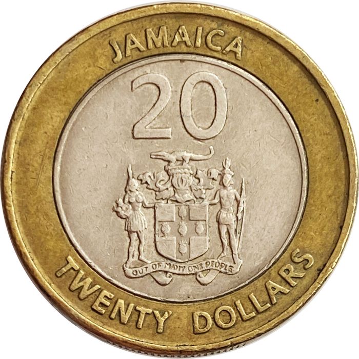 20 долларов 2001 Ямайка