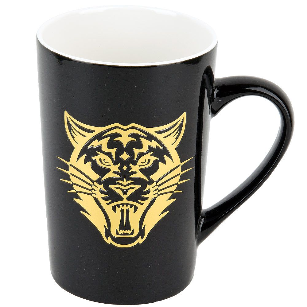 Кружка фарфоровая (имитация золота) "Хищник" v=410мл. (подарочная упавковка)