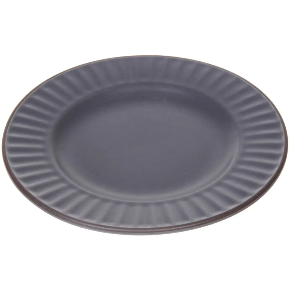 Чайная пара «Вива» (кружка 240мл, блюдце, ложка) серый