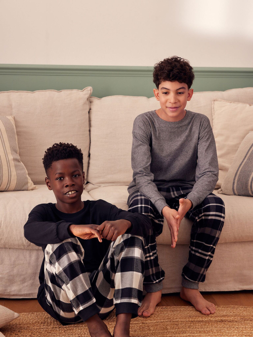Пижама для мальчика Next K99-095, 2 шт., Черный, Серый