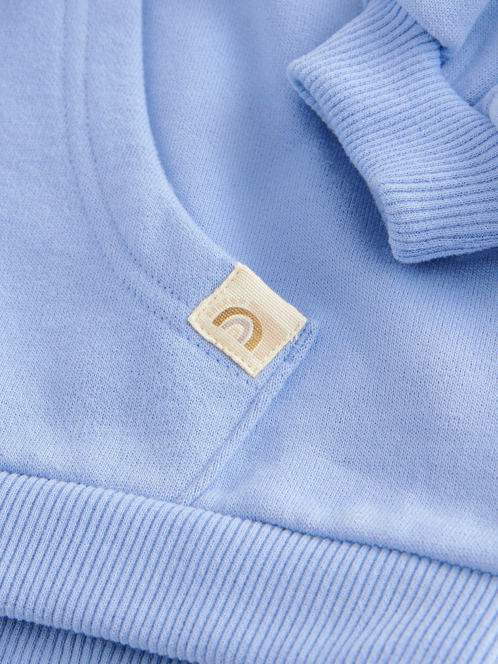 Толстовка с капюшоном на молнии для девочки Next E29-223, Голубой