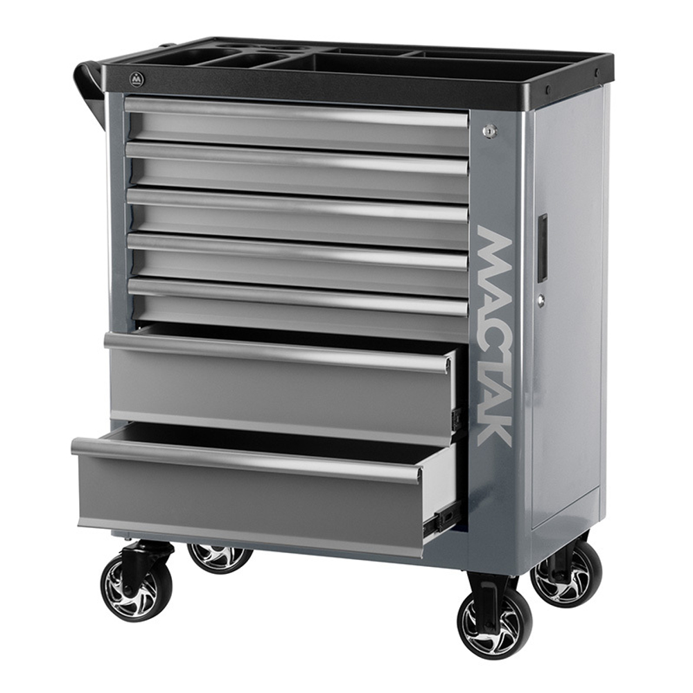 МАСТАК (521-07580G) Тележка инструментальная, 7 выдвижных ящиков, "НОВА", серая