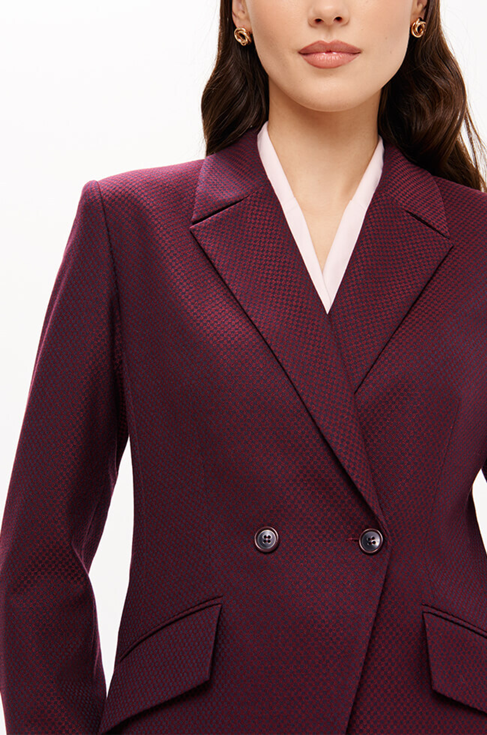 1951 Жакет женский (бордо)