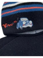 Детская шапка с шарфом для мальчика на весну и осень.