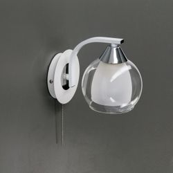 Citilux Кристи CL152310 Бра с выключателем Белое Хром
