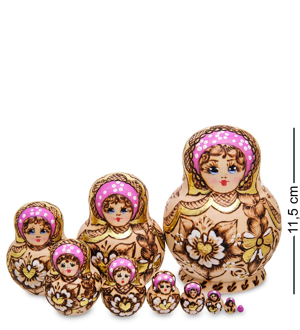 Народные промыслы МР-18/ 3-C Матрешка 10м «Глаша»