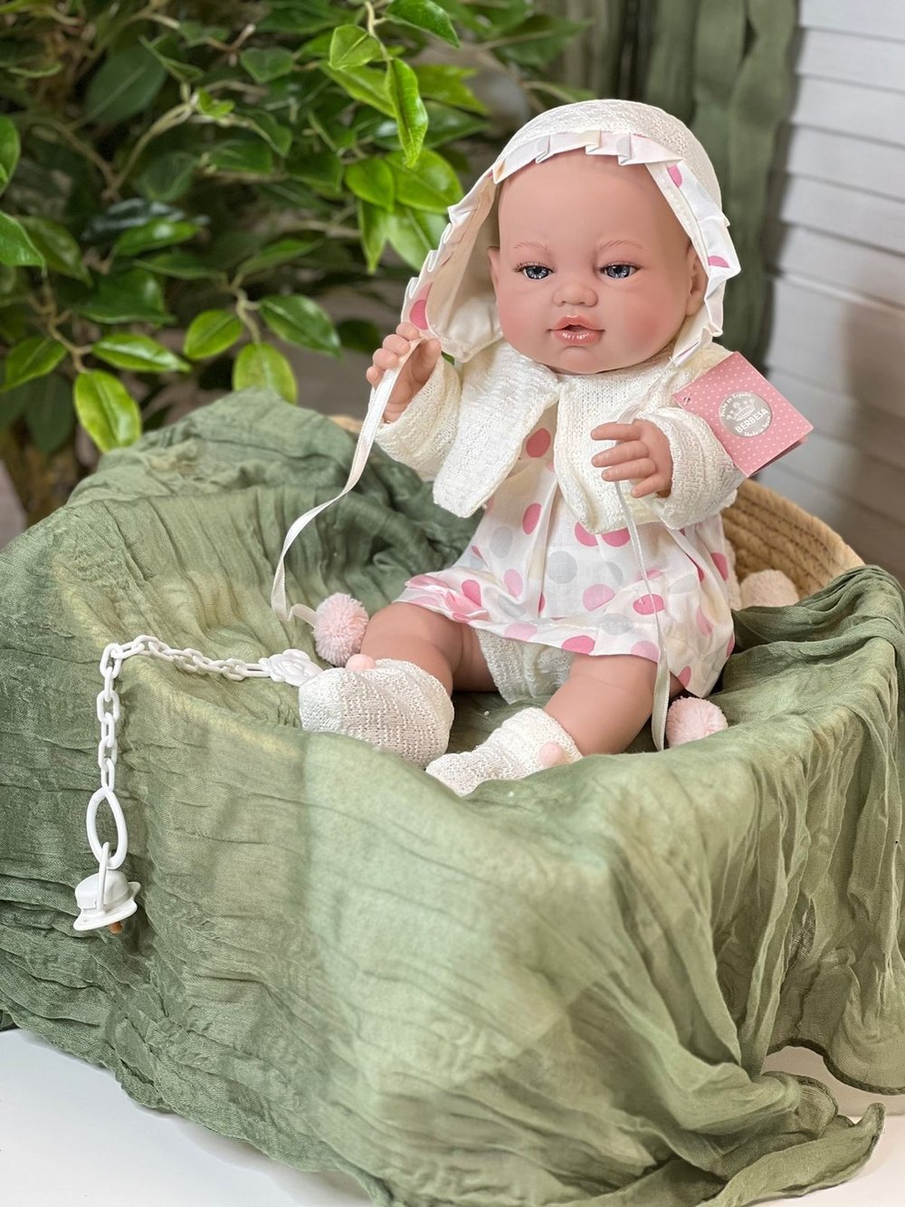 Кукла Berbesa виниловая 42см Recien Nacido в пакете (5112K)