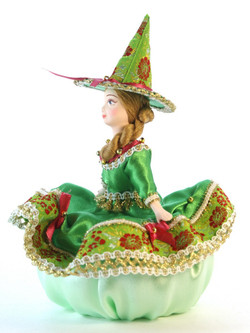 Кукла коллекционная "Солнечная фея". Игольница