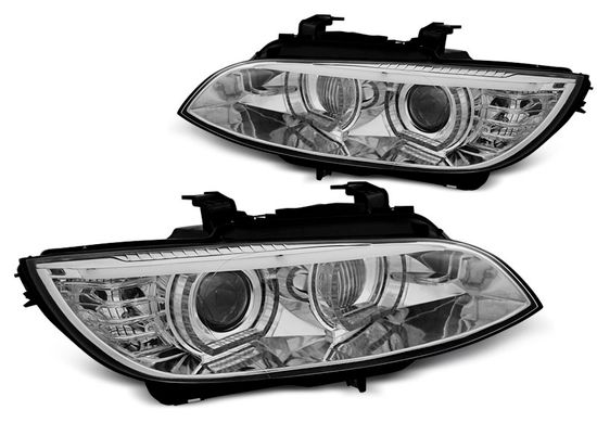 Передние фары ANGEL EYES LED CHROME AFS HID для BMW 3 E92 E93