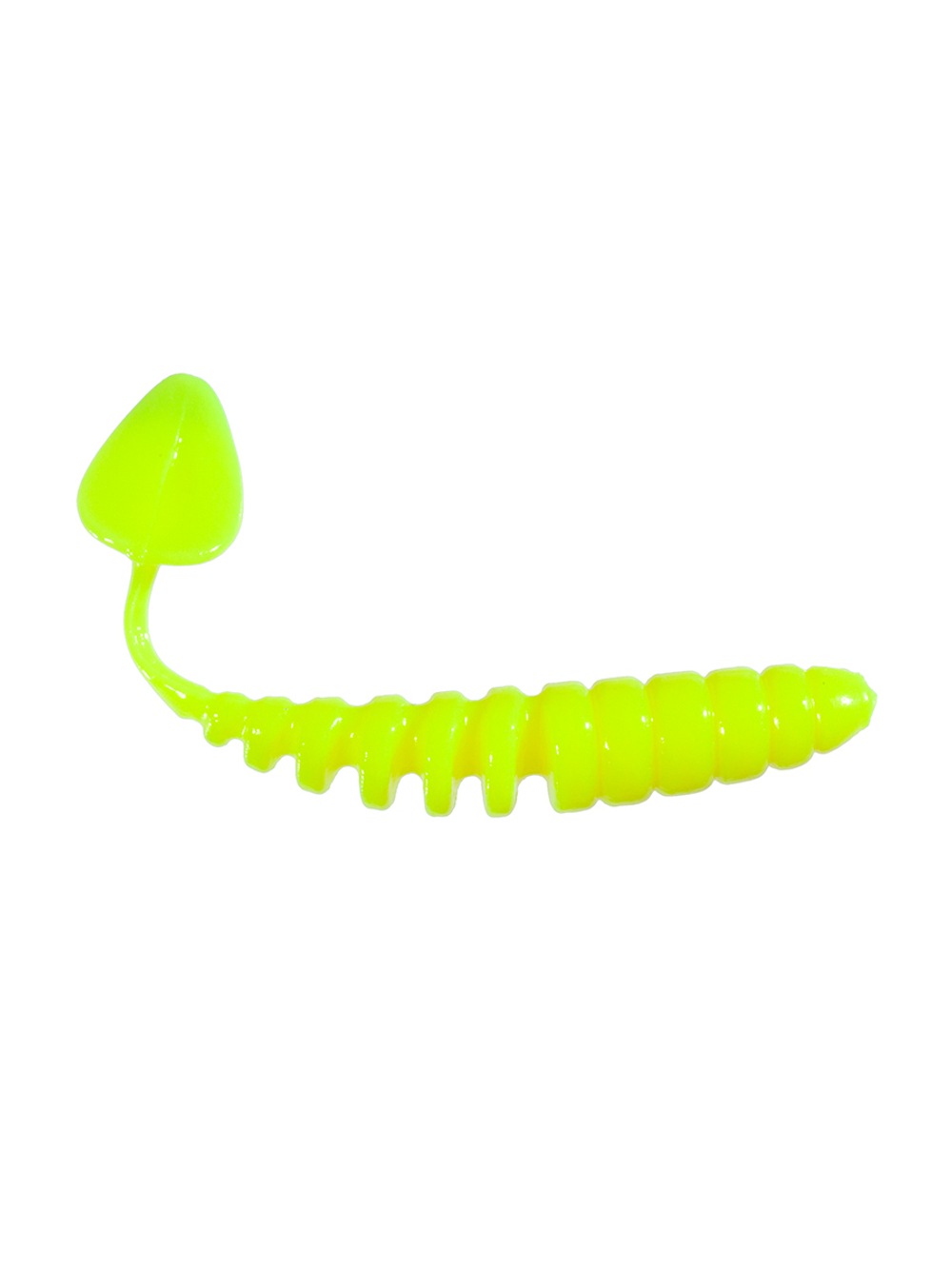 Приманка ZUB-SHAD  40мм(1,5")-12шт, (цвет 301) желтый
