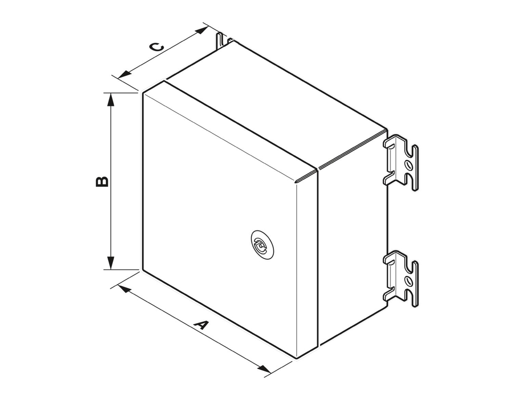0899138 - C S6 A 1000X1000X300 - Пустой корпус