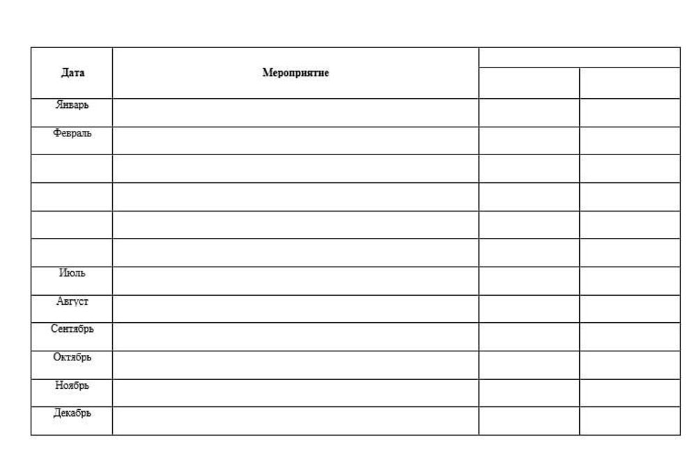 Журнал регистрации генеральных уборок