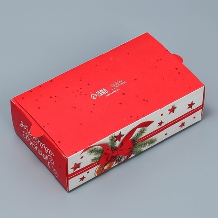 Коробка для макарон "Уютных моментов" 18 * 10 * 5,5 см