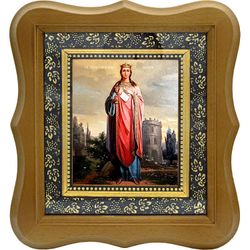 Великомученица Варвара Илиопольская. Икона на холсте.