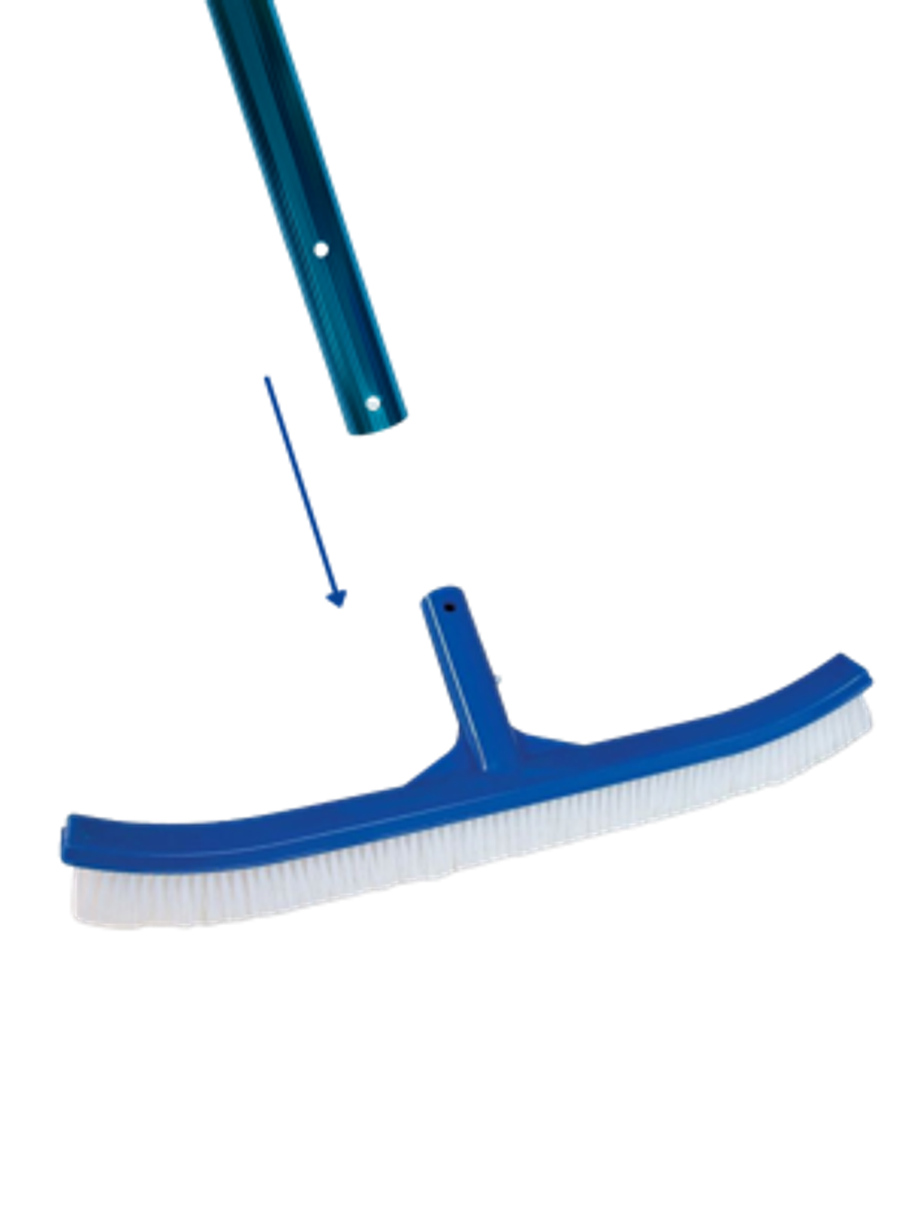 Щетка для стен бассейна закругленная, 45 см, Line Party