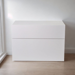 Комод, 59х38х44, Оланд, с ящиками, для вещей и одежды, тумба прикроватная, белый, Dipriz