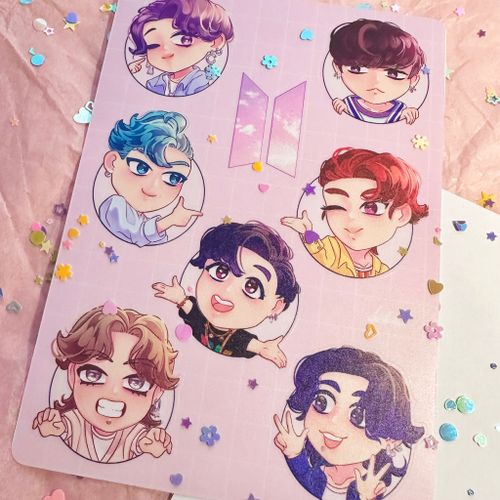 Стикерпак / Dust Witch / BTS #2