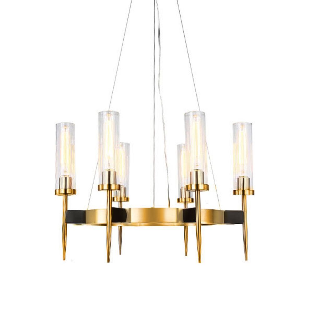 Люстра Alouette 6 brass