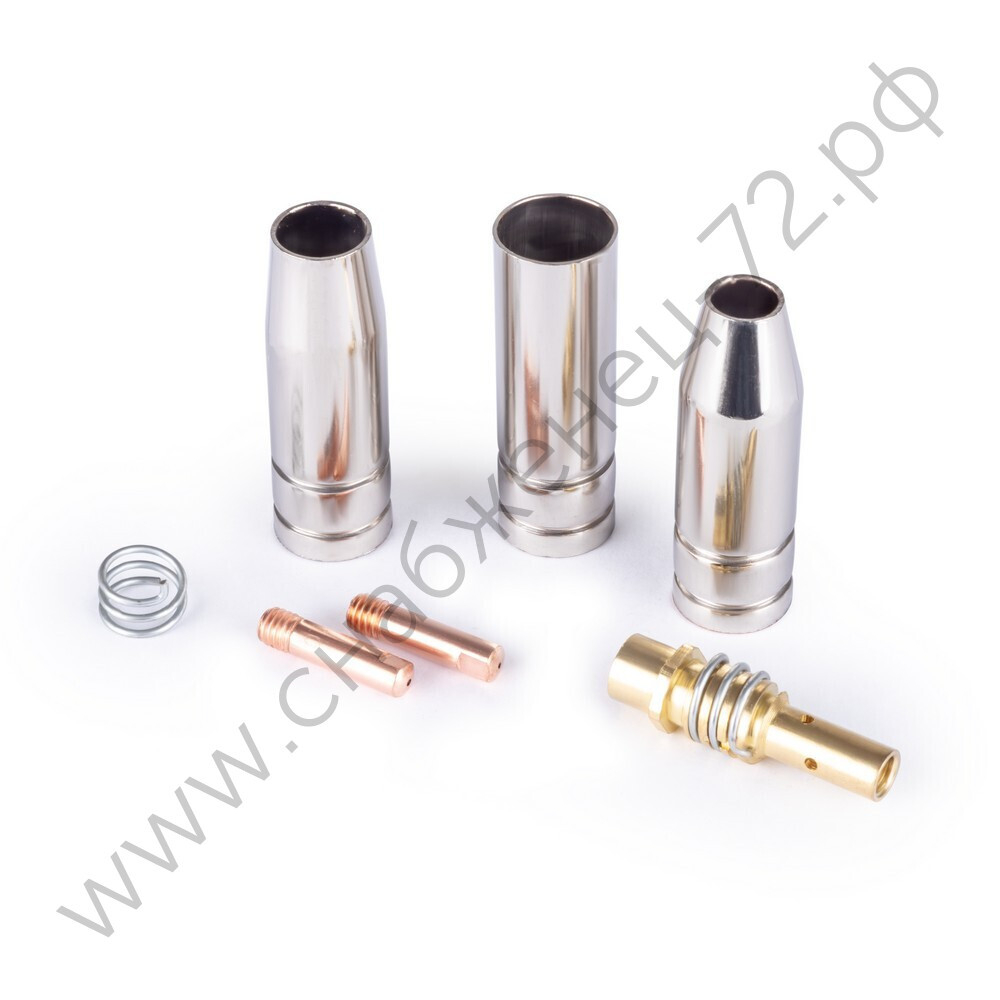 Varteg Набор комплектующих MIG-15 (2 наконечника, 3 сопла, 1 спираль к соплу, 1 диффузор газ., для серии UnoMig-15/MB-15AK/TBI-150/ERGOPLUS 15, пр-во FoxWeld/КНР)