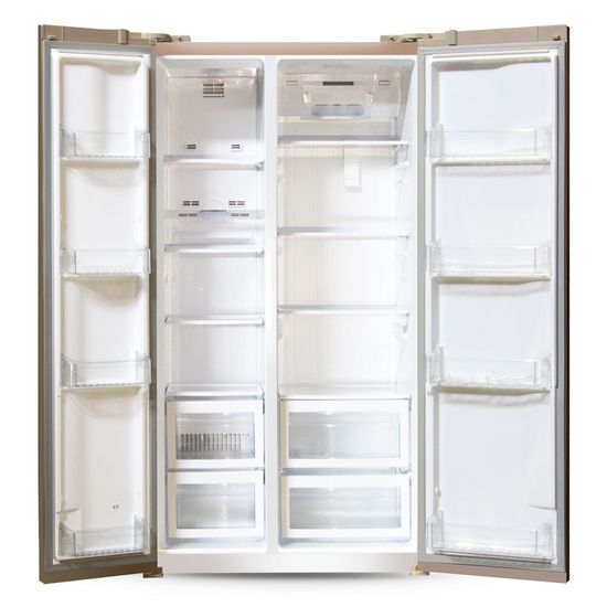 Холодильник Ginzzu NFK-605 Gold glass