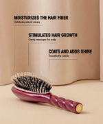 La Bonne Brosse Массажная расческа для волос N 03 Essential Sensitive Scalp Brush - Creamy White