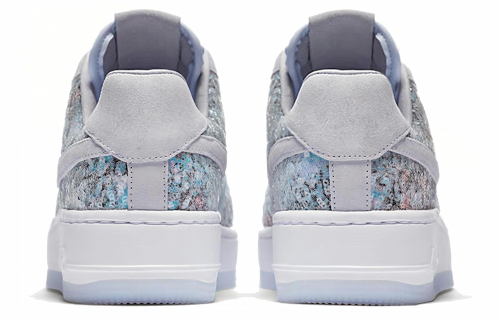 Кроссовки Nike Air Force 1 Upstep Glass Slipper (W) (Женская размерная сетка)