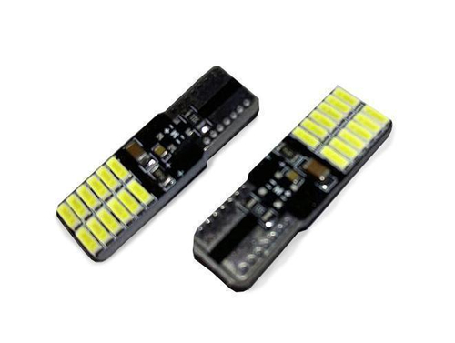 Лампа светодиодная 12V 5W без цоколя белый 24 SMD 4014 с обманкой 2 шт. блистер AVS