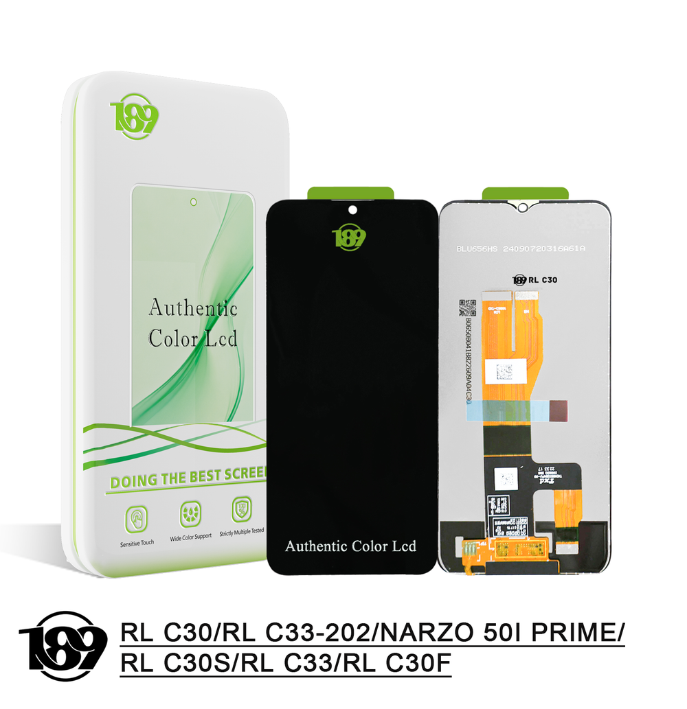 Дисплей Realme C30/ C33/ 2022/ Narzo 50i/ Prime/ C30S/ C30F; бренд 189 (как OR100)