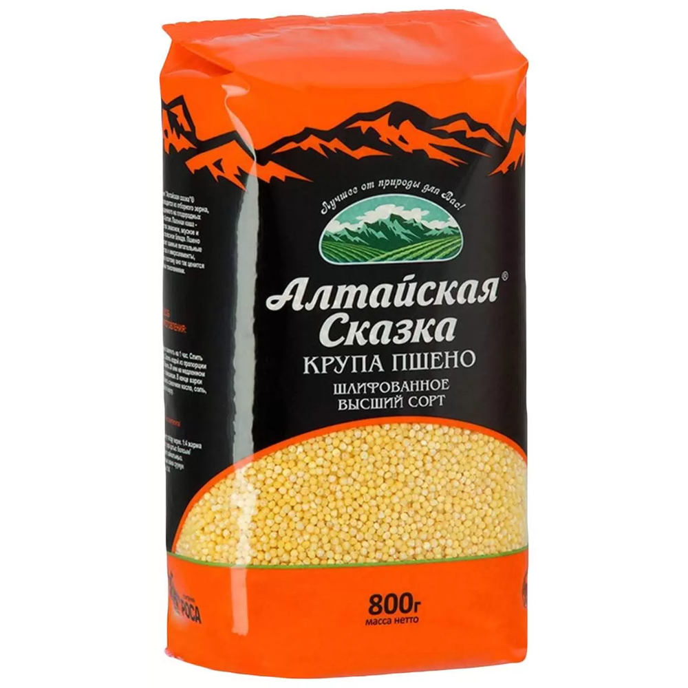 Крупа Пшено Шлифованное  Крупы Алтая 1,5 кг