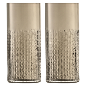 Набор высоких стаканов wicker, 400 мл, коричневый, 2 шт.