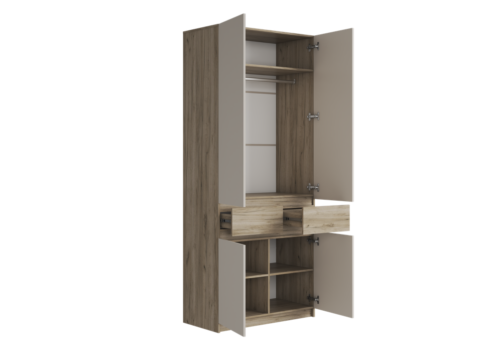 Бостон Шкаф 2-ств.ШК-001 ЛДСП