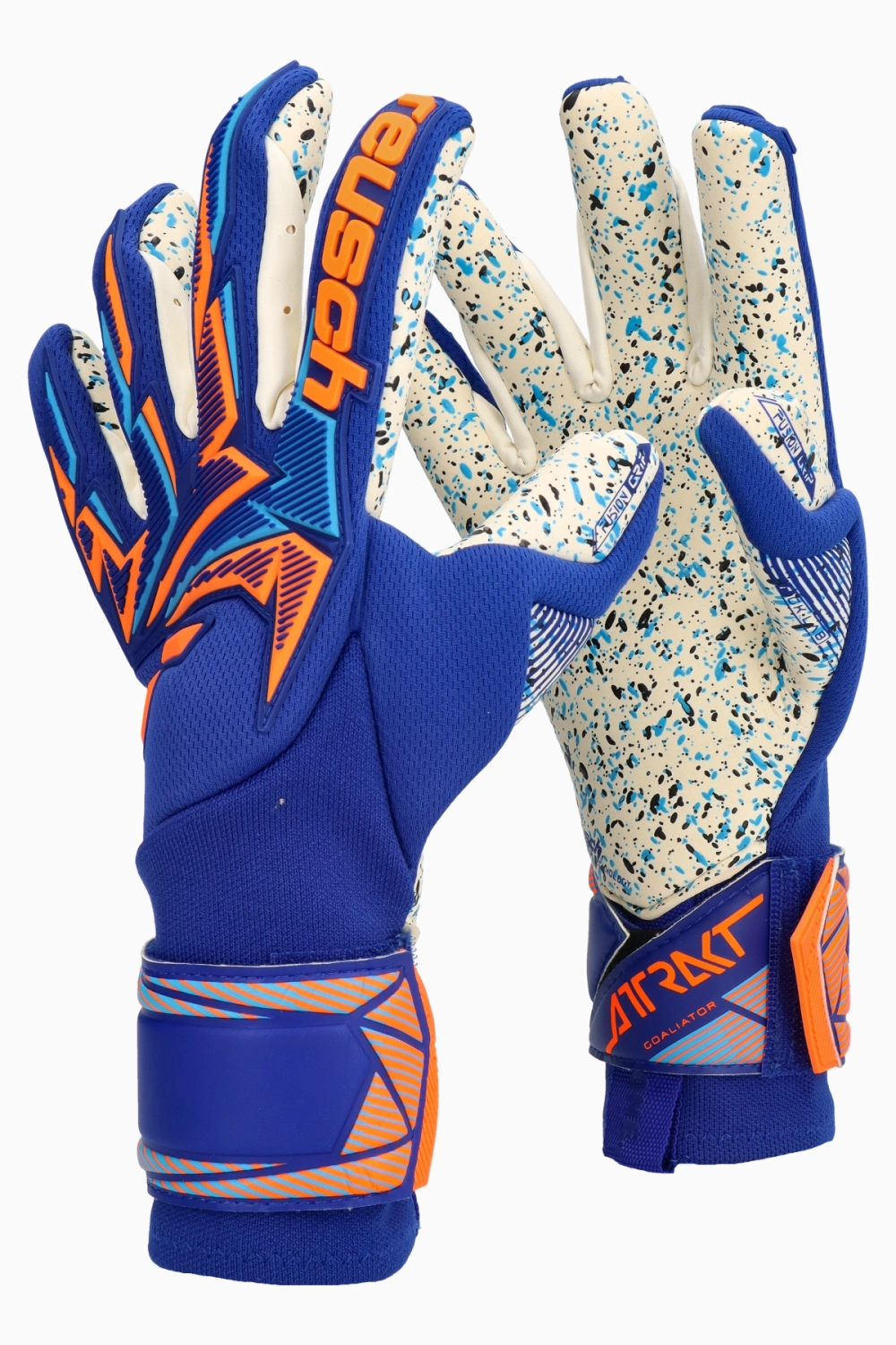 Вратарские перчатки Reusch Attrakt Freegel Fusion Goaliator - синий