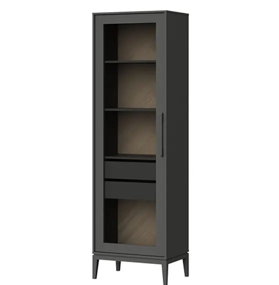 Витрина Fjord 2 ящика 202х62 см (темно-серый)