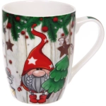 Кружка керамическая 350мл «Настроение праздника», микс 4рисунка