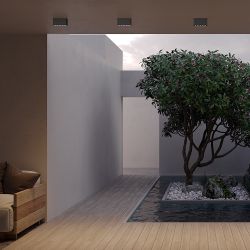 Уличный архитектурный светодиодный светильник Maytoni Ares O309CL-L10GF3K