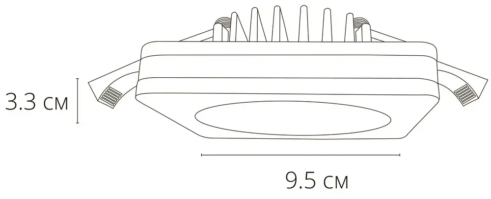 Точечный встраиваемый светильник Arte Lamp