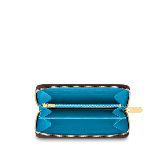 Кошелек женский Louis Vuitton Zippy коричневый