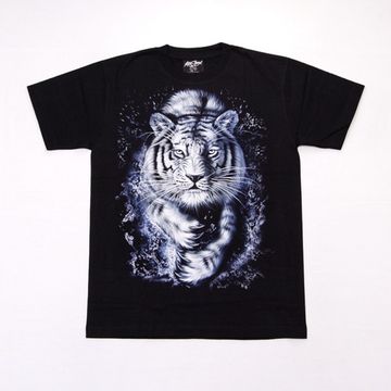 Футболка Тигр  белый с когтями