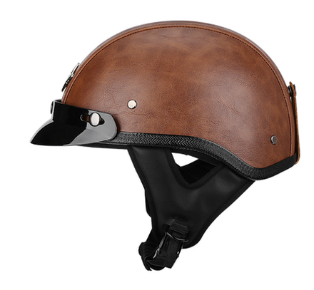шлем открытый 109 коричневый L
