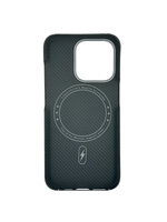 Карбоновый чехол MosSeller для iPhone 15 Pro, черный
