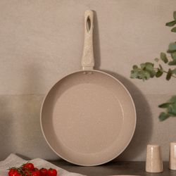 СКОВОРОДА AGNESS С АНТИПРИГАРНЫМ ПОКРЫТИЕМ "LATTE", 28Х5,5СМ