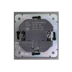 Розетка STRONG 1-ая с/з с/у з/ш 16А с USB A+C быстрой зарядки 5В/3А графит KRANZ