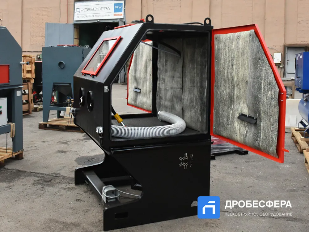 Пескоструйная камера PST КСО-135-Н-ФВР-М с боковой загрузкой