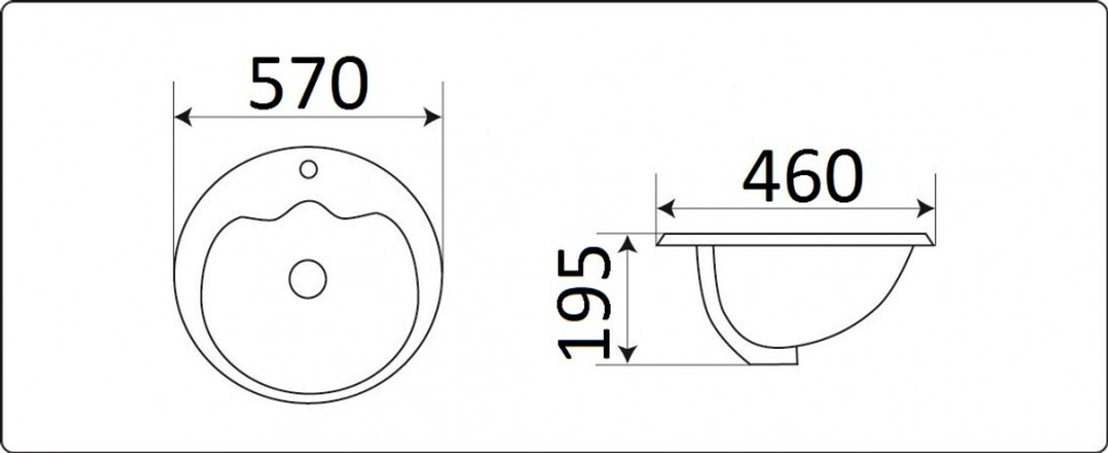 Умывальник CeramaLux 316