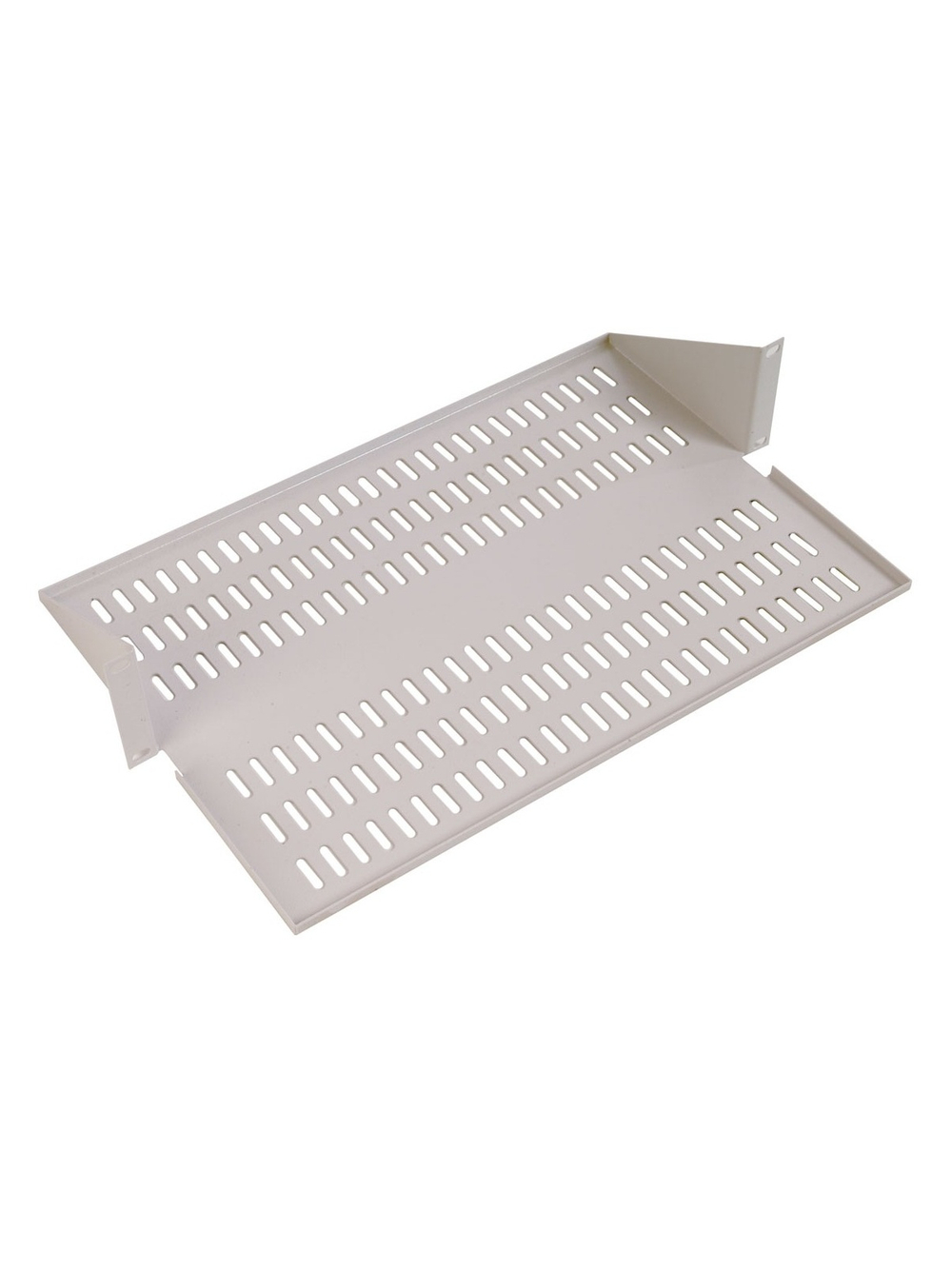 ЦМО Полка для стойки усиленная под аккумулятор с центральным креплением, глубина 400 мм, цвет черный МС-40/2-АК-9005