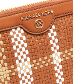 кожаная клатч jet set charm Michael Kors - коричневый(34S2GT9W3U)
