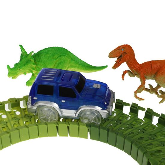 Трек гибкий динозавр свет, на бат.кор.28*23,5*9см ТЕХНОДРАЙВ