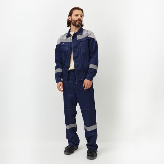 Костюм "Белояр" брюки (синиц/серый)