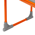 Скамейка садовая Nika, оранжевая,